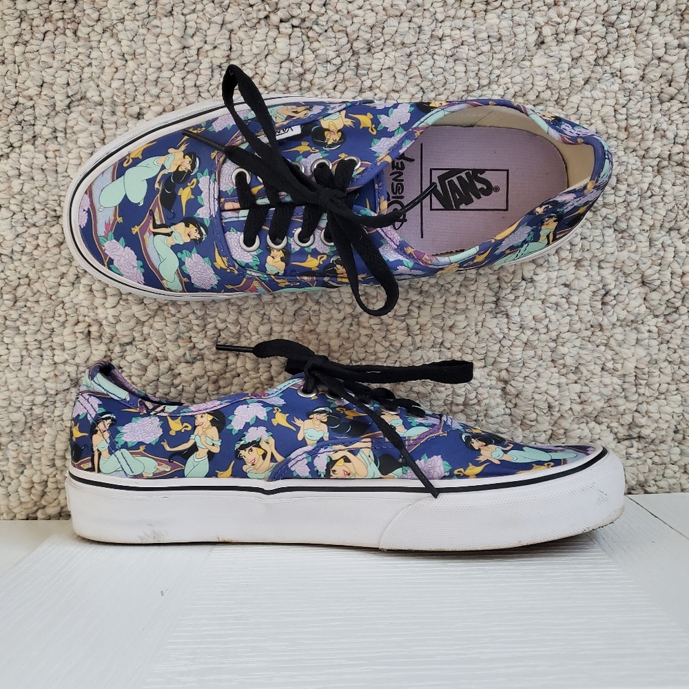 Disney Vans Princess Jasmin Sneakers Shoes